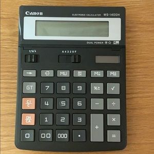 Canon Solar Calculator